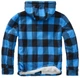 Куртка Brandit Lumber Jacket Hooded XXL Сине-черный (3172.183-XXL) - изображение 2