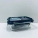 Контейнер стеклянный прямоугольный с пластиковой крышкой Krauff Artglas 29-298-025 400 мл Темно-синий (23638) - изображение 5