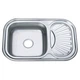 Мойка кухонная ZERIX Z7549-08-180D decor (ZX1607) - изображение 1
