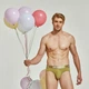 Трусы брифы мужские Seobean 04-2644 XXL цвет оливковый - изображение 1
