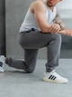 Чоловічі спортивні демісезонні штани з манжетами Simple Sport Teamv Сірі M - зображення 2