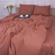 Простынь на резинке MirSon двуспальная 140x190+25 см 19-1217 Chocolate Perla Бязь Premium (2200001080331) - изображение 4