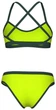 Купальник открытый женский Arena Icons Bikini Cross Back Solid 36 Салатовий 005037-660 - изображение 3