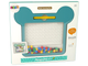 Układanka magnetyczna LEAN Toys niebiska, rysik i 12 kart (5905515351300) - obraz 6