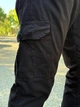 Чорні чоловічі штани джогери з кишенями Redman Jogger Black, легкі штани весна-літо, 38 Чорний - зображення 4