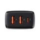 Сетевое зарядное устройство быстрой зарядки Блок питания Baseus 30W 2 USB A 1Type-C стандарт EU - изображение 2