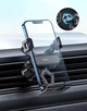 Автомобильный держатель с зажимом Крепление для телефона Автодержатель в машину Baseus Black - изображение 7