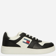 Sneakersy damskie skórzane Tommy Jeans EN0EN02505-0GS 38 Białe z czarnym (8720638359029) - obraz 1