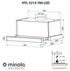 Витяжка Minola HTL 5214 I 700 LED повновбудована - зображення 14