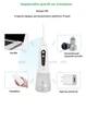 Ирригатор зубной Portable Oral Irrigator 106-2D (Black) портативный ирригатор для полости рта (6 насадок), 5 режимов, 8 уровней - изображение 8