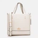 Сумка кросс-боди через плечо женская из натуральной кожи маленькая Coach Dempsey Tote 22 BG-COA-48 Молочная (195035481426) - изображение 1