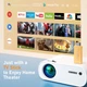 Проектор TOPTRO X2 / Full HD / Wi-Fi / Bluetooth / Корекція трапеції / Вбудовані стереодинаміки - зображення 6