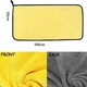 Рушник для собак із мікрофібри великий 100*50 см Dog Towel жовтий сірий (GS-177387) - зображення 2