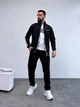 Чоловічий спортивний костюм з лампасами (кофта + штани) Uaclothes L-XL Чорний (like33063-132771398) - изображение 2
