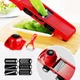Овочерізка для овочів і фруктів Mandoline Slicer 6 в 1 - зображення 8