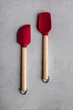 Набор лопаток для теста KitchenAid Coreline KQR750OHERE 23.5 см 2 шт красный 5088251 - изображение 7