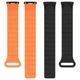 Ремешок Dual-color Magnetic для Xiaomi Mi Band 9/8 Black / Orange - изображение 4