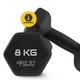 Гантели виниловые 4FIZJO Classic 2 x 8 кг (P-5905973403214) - изображение 6