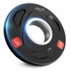 Диск олимпийский 4FIZJO 2 x 1.25 кг 51 мм металлический, прорезиненный Black (P-5905973401258) - изображение 5