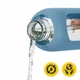 Бутылка для воды спортивная 4FIZJO 1000 мл стеклянная Blue (P-5905973403894) - изображение 2
