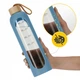 Бутылка для воды спортивная 4FIZJO 1000 мл стеклянная Blue (P-5905973403894) - изображение 3