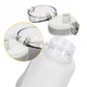Бутылка для воды спортивная 4FIZJO 1000 мл Grey (P-5905973404273) - изображение 6