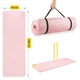 Коврик (мат) спортивный 4FIZJO NBR 180 x 60 x 1 см для йоги и фитнеса Light Pink (P-5907739317001) - изображение 8