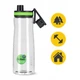 Бутылка для воды спортивная 4FIZJO 850 мл Green (P-5905973403801) - изображение 11
