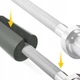 Накладка на гриф 4FIZJO Barbell Pad 44 см Серая (P-5907739314741) - изображение 5
