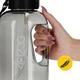 Пляшка для води спортивна 4FIZJO 2000 мл Grey (P-5905973403825) - зображення 9