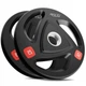 Диск олимпийский 4FIZJO 2 x 10 кг 51 мм металлический, прорезиненный Black (P-5905973401289) - изображение 1