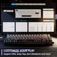 Игровая Клавиатура ATTACK SHARK X68 HE Black Gradient Магнитные Свитчи. Проводная 8000Hz/s. RGB Подсветка, 68 keys, Switch 0.1mm. Rapid Trigger - изображение 6