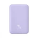 Портативная батарея павербанк Baseus Magnetic Mini Air 20W 10000mAh, безпроводная зарядка, фиолетовый (P10059001513-00) - изображение 2