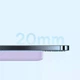 Портативная батарея павербанк Baseus Magnetic Mini Air 20W 10000mAh, безпроводная зарядка, фиолетовый (P10059001513-00) - изображение 4