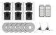 Комплект базовый сменные аксессуары для Dreame X50 Ultra, X50 Master, L50 Pro Ultra, L40S Pro Ultra и MOVA V50 Ultra - изображение 1
