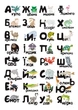 Гра навчальна з багаторазовими наліпками ZOO Алфавіт українська мова - зображення 3