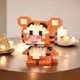 3D конструктор из миниблоков фигурка "Тигруля" Bricks 170 детали детский пиксельные блоки 5.8 см - изображение 2