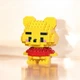Детский 3D конструктор Bricks фигурка "Винни-Пух" из миниблоков 144 детали пиксельные блоки 6×4,6×3,6 см (AA1062) - изображение 3