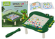 Stolik - układanka magnetyczna LEAN Toys Dinozaur, zielona, rysik i książeczka ze wzorami (5905991006374) - obraz 1