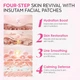 Пластирі від зморшок на лобі Insutam Facial wrinkle patches нічні пластирі від зморшок на обличчі, для усунення зморшок посмішки у жінок 12 шт - зображення 6