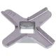 Ніж Koolwen для м'ясорубки Kenwood D=54mm s=10.5mm Отвір=10.5x10.5mm (KW714431) - зображення 1