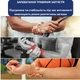 Регулируемый бандаж для запястья Hand фиксатор на руку / лучезапястный сустав для спорта на липучке, 35.5х7 см, черный (106986647) - изображение 4