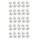 Конектор RJ45 Cat6 прозорий 50шт - зображення 1