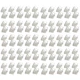 Конектор RJ45 Cat6 прозорий 100шт - зображення 1