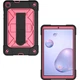 Чехол ARM Cover Samsung Galaxy Tab A 8.4 (2020) SM-T307 противоударный с ремнём и подставкой 360° Black/Pink - изображение 3
