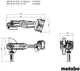 Акумуляторна безщіткова кутова шліфувальна машина Metabo WPB 36-18 LTX BL 24-230 Quick 18V + 4x8Ah LiHD + Зарядний пристрій ASC 145 Duo + Кейс (613103810) - зображення 4