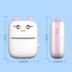 Портативный мини-принтер Mini Printer, термопринтер с Bluetooth, детский карманный, розовый - изображение 4