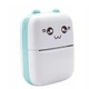 Портативный мини-принтер Mini Printer, термопринтер с Bluetooth, детский карманный, голубой - изображение 7