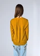 Блуза-рубашка женская одноонная на пуговицах Mint&Berry Горчичная 14892 S (42) - изображение 3