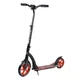 Самокат двухколесный "Best Scooter", с PU колесами, амортизатором, широким рулем, зажимом для руля. Black and Red (100068) - изображение 1